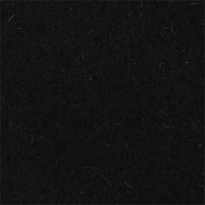 black medium weight polyester felt