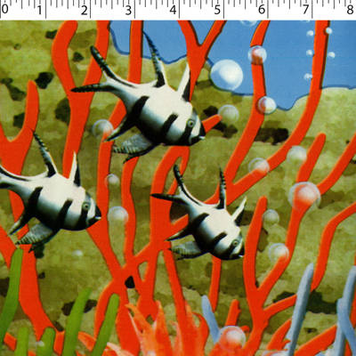 VINYL TABLING - CORAL REEF BORDER