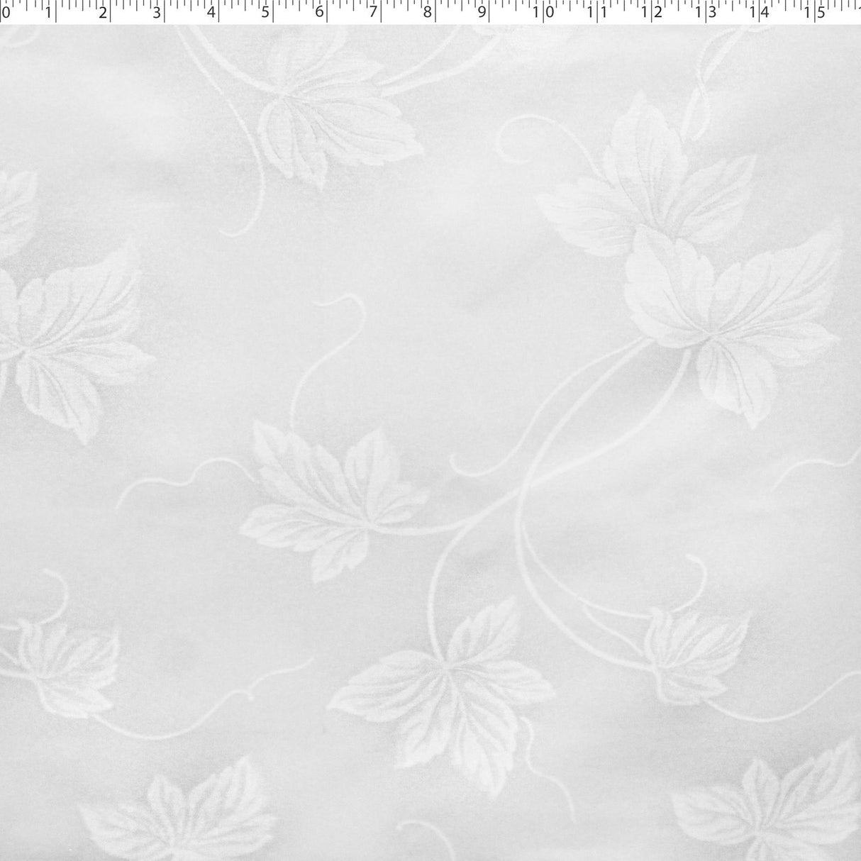 320cm marjolanie vine polyester tabling - white