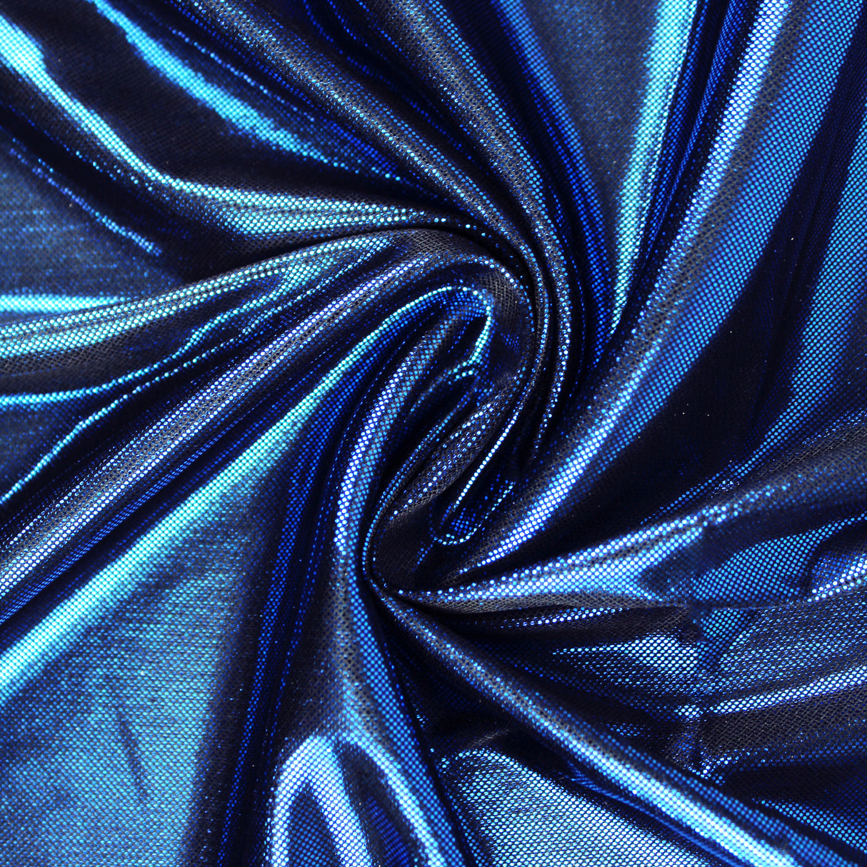 black/royal polyester foil