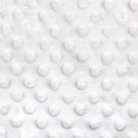 white polyester dimple chenille