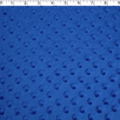royal blue polyester dimple chenille