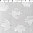 white polyester embossed maple leaf fleece