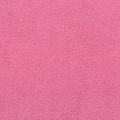 Medium weight brushed back polyester fleece in the colour of pink