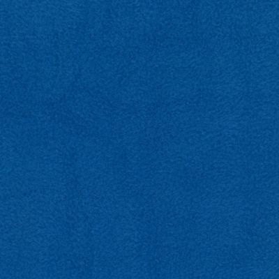 Medium weight brushed back polyester fleece in the colour of medium blue