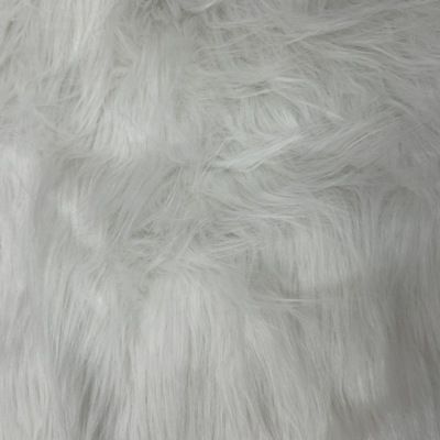 polyester acrylic faux fur white