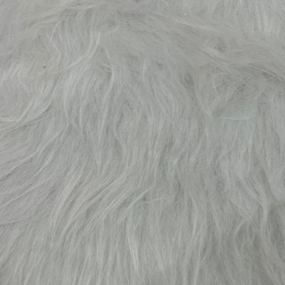 polyester acrylic faux fur white