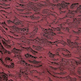 cabernet double sided scalloped edge lace