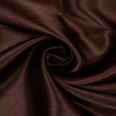 brown polyester satin