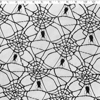 light weight black spider lace
