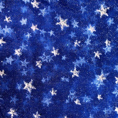 peri sheer glitter white stars
