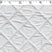 white polyester cotton face and back quilted broadcloth with 4 oz polyester fill