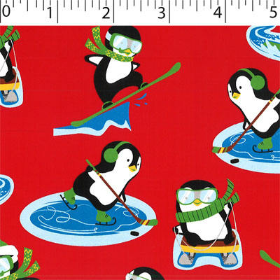 FLANNELETTE PRINTS - PENGUIN PLAY