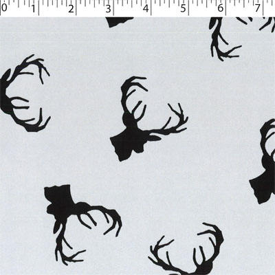 FLANNELETTE PRINTS - DEER HEAD