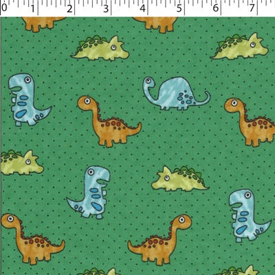 FLANNELETTE PRINTS - DINO DOT