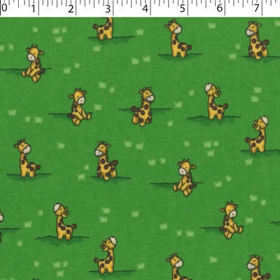 FLANNELETTE PRINTS - BABY GIRAFFE