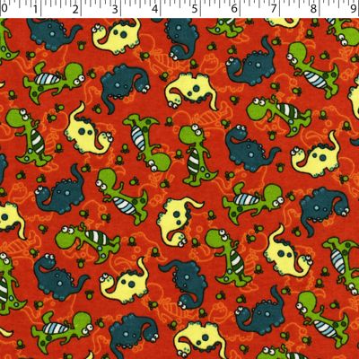 FLANNELETTE PRINTS - DINO DANCE