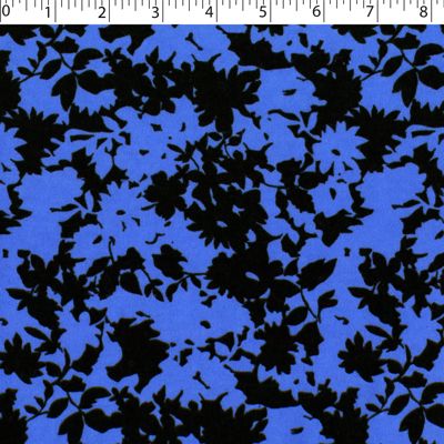 FLANNELETTE PRINTS - FLOWER SILHOUETTE