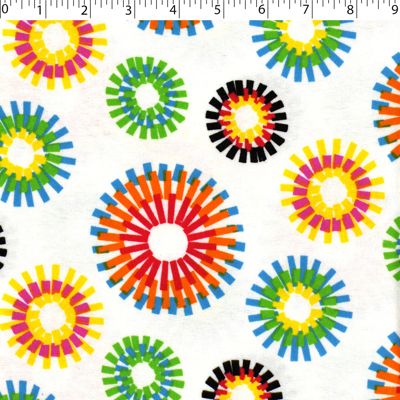 FLANNELETTE PRINTS - SPIRO CIRCLES
