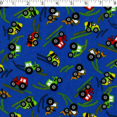 FLANNELETTE PRINTS - TRACTOR