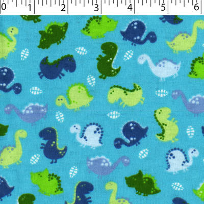 FLANNELETTE PRINTS - LITTLE DINO