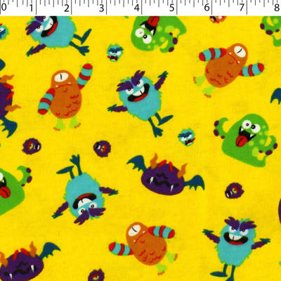 FLANNELETTE PRINTS - HI MONSTER