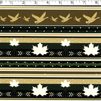 TRUE NORTH FLANNELETTE - GOOSE STRIPE