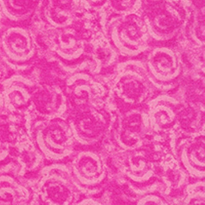 fuchsia cotton swirly flannelette