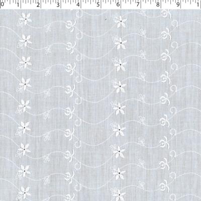 white embroidered eyelet