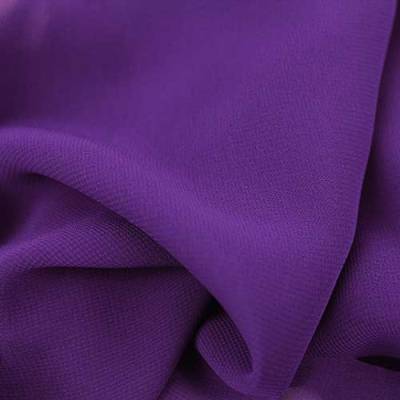 violet polyester chiffon