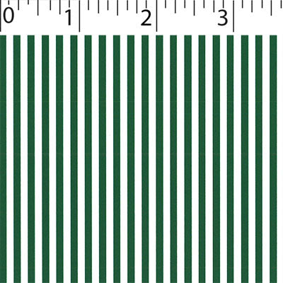 forest ground cotton fabric with white little stripe prints