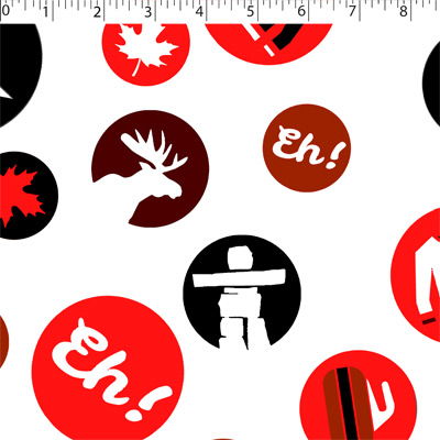 I LOVE CANADA - CANADA DOTS