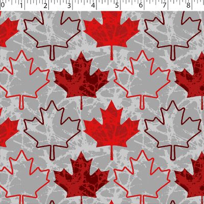 I LOVE CANADA - DISTRESSED LEAF