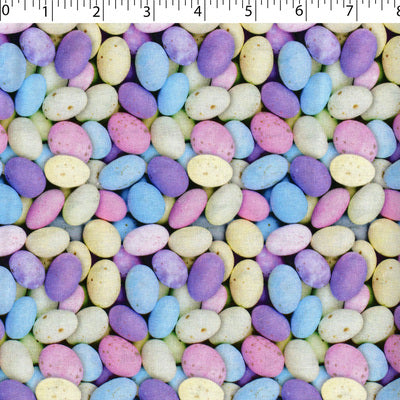 pastel colour candy egg print