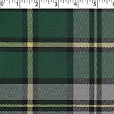 Cape Breton plaid in medium weight polyester Viscose Yarn Dye Twill weave.