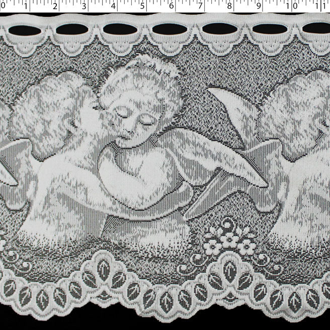 DRAPERY CAFE LACE 12" - LOVING ANGELS
