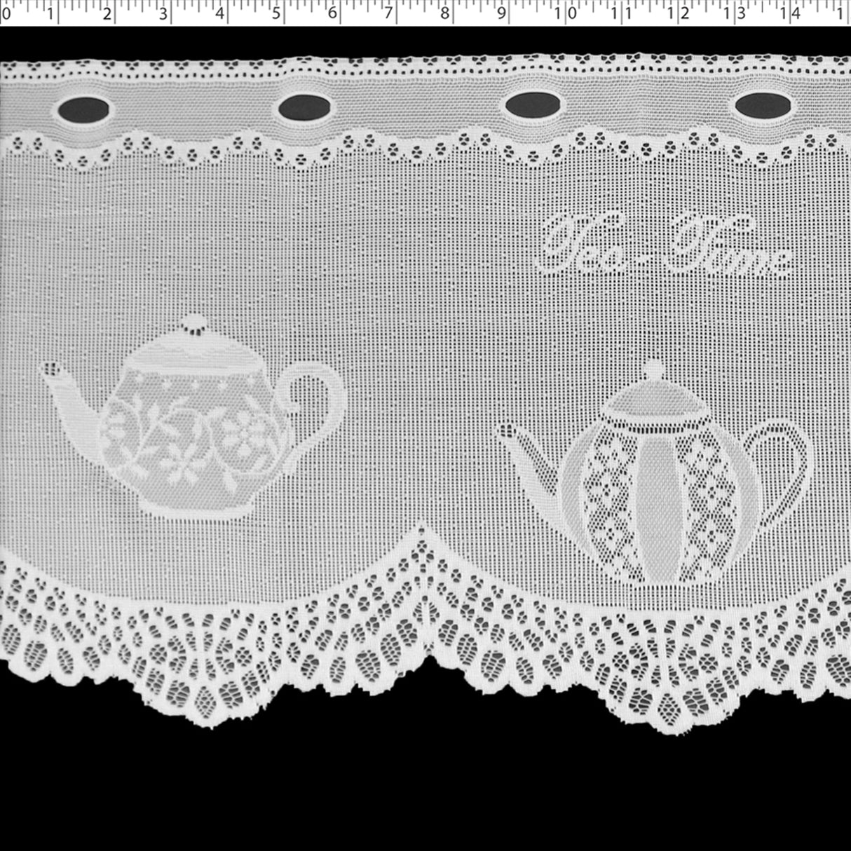 DRAPERY CAFE LACE 12" - TEATIME