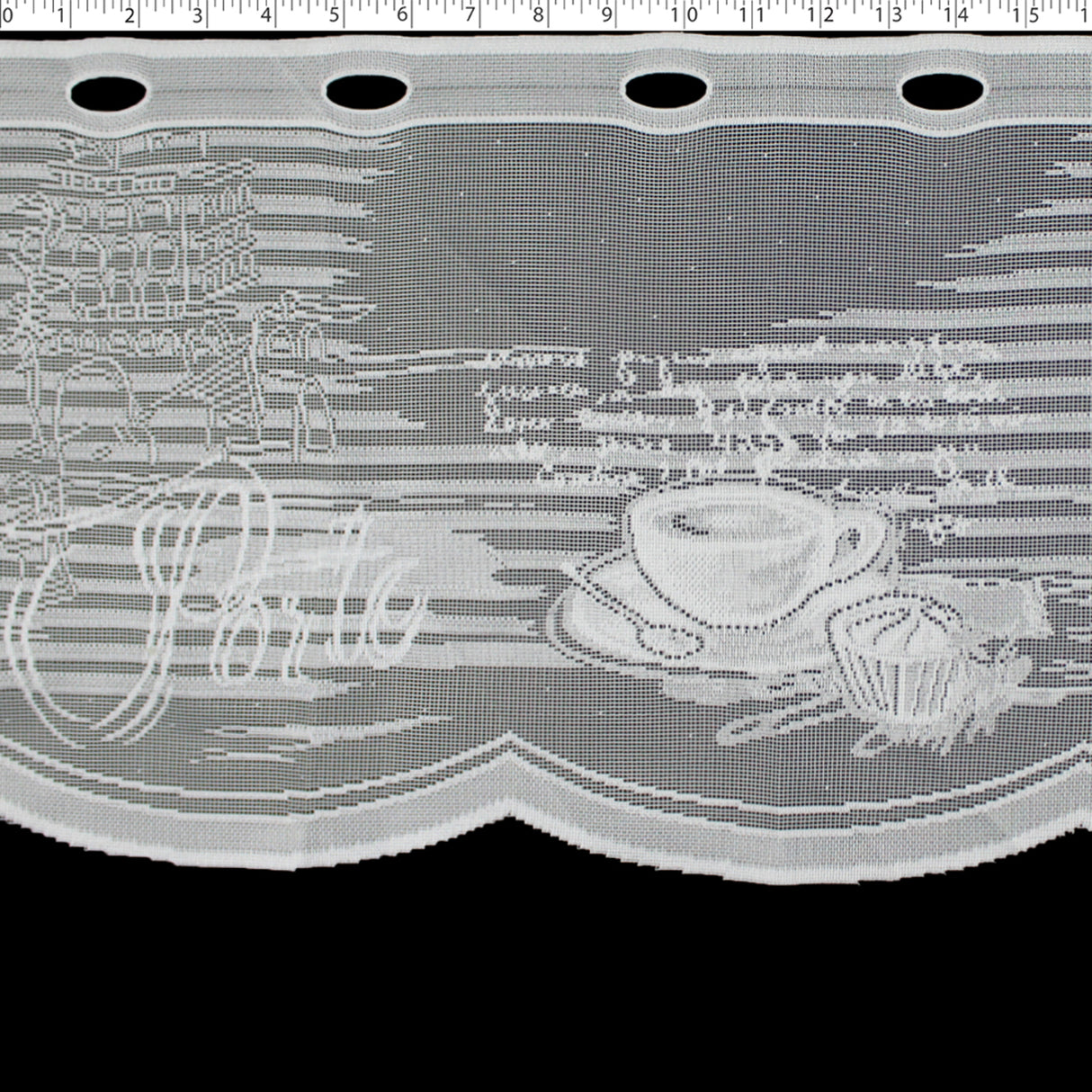 DRAPERY CAFE LACE 12" - BREAKTIME