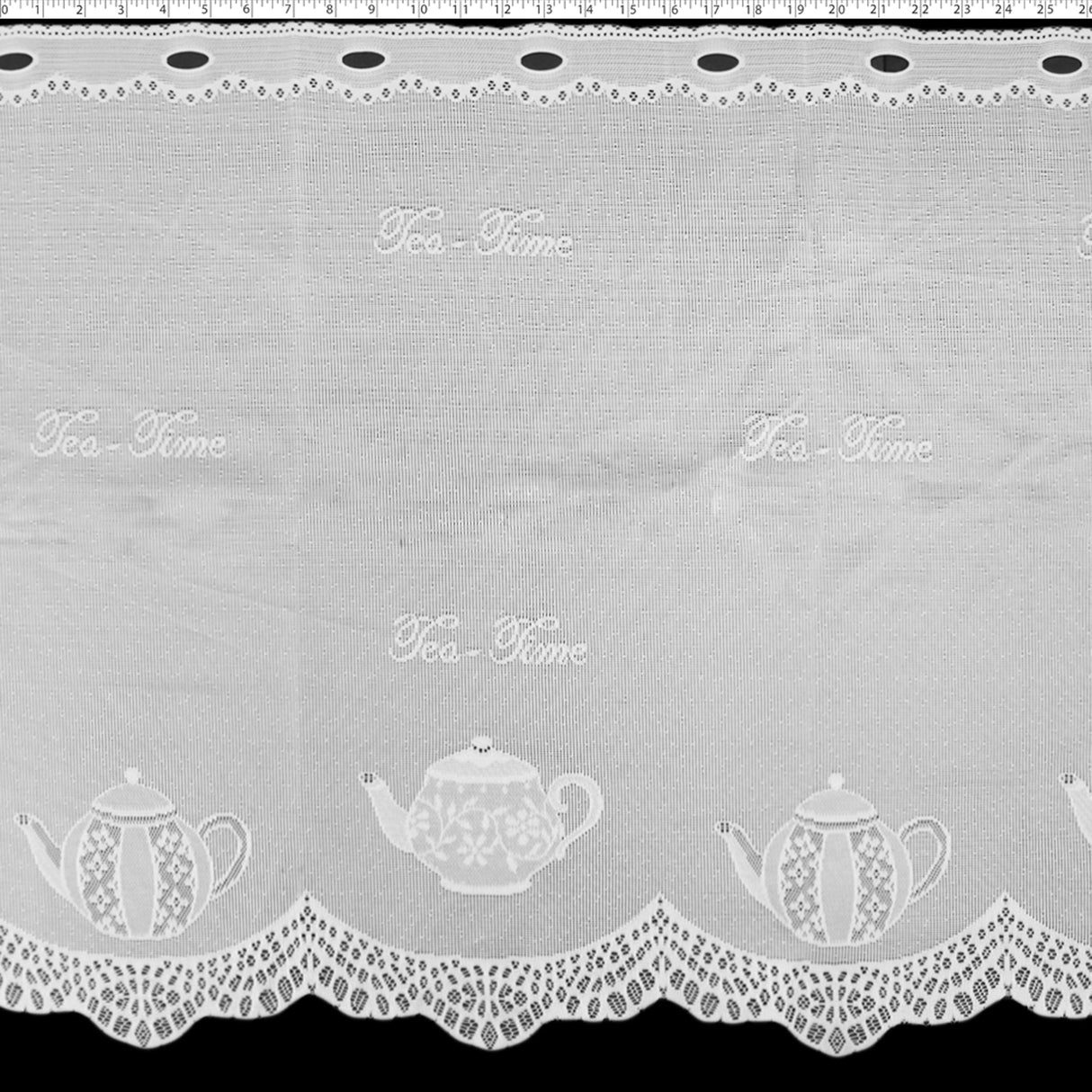 DRAPERY CAFE LACE 24" - TEATIME