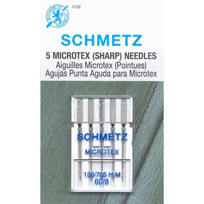 SCHMETZ NEEDLE - MICROTEX 60/8 (1732)