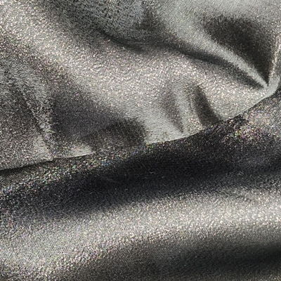 black metallic polyester nylon