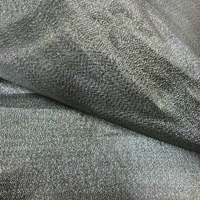 black / silver metallic polyester nylon