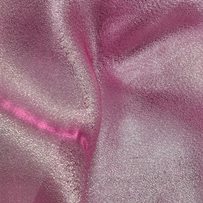 pink metallic polyester nylon