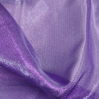 purple metallic polyester nylon
