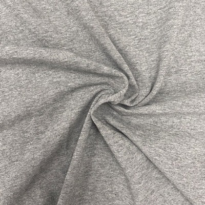 grey mix light weight cotton spandex knit