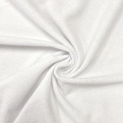 white wide width terry back chenille