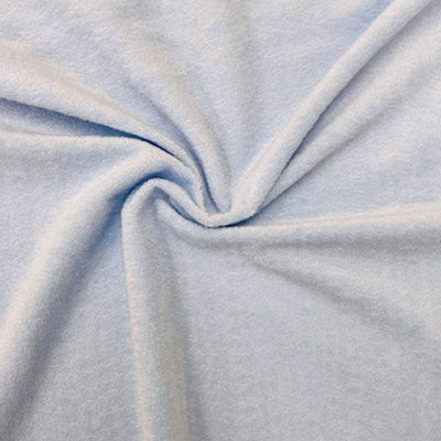 baby blue wide width terry back chenille