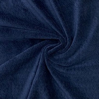navy wide width terry back chenille