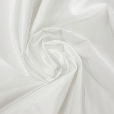 white polyester taffeta