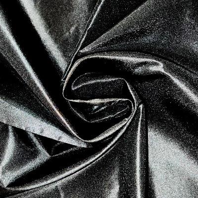 black polyester taffeta
